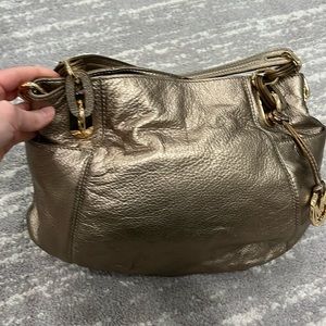 Michel kors bronze/gold shoulder bag.